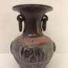 Vase/krukke med elefant motiv